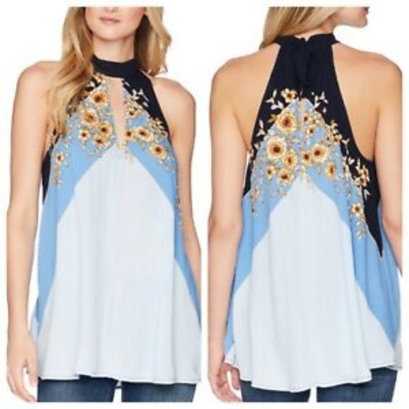 NWT Free People Beat of My Heart Tunic Blue - Picture 2 of 7